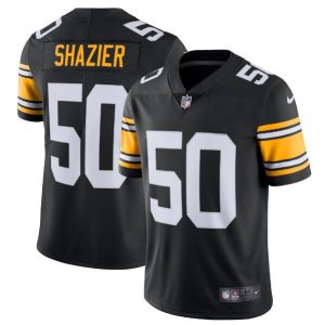 Men's Pittsburgh Steelers #50 Ryan Shazier Black Vapor Untouchable Limited Stitched Football Jersey - Custom Name