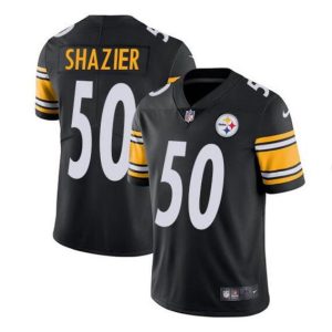 Men's Pittsburgh Steelers #50 Ryan Shazier Black Vapor Untouchable Limited Stitched Jersey - Custom Name