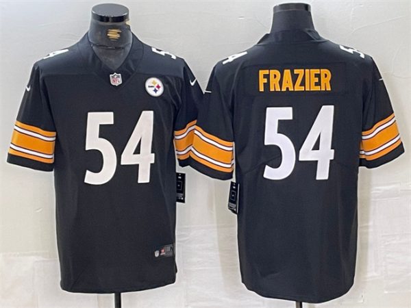 Men's Pittsburgh Steelers #54 Zach Frazier Black Vapor Untouchable Limited Stitched Jersey - Custom Name
