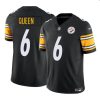 Men's Pittsburgh Steelers #6 Patrick Queen Black F.U.S.E. Vapor Untouchable Limited Stitched Jersey - Custom Name