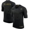 Men's Pittsburgh Steelers #78 Alejandro Villanueva Black NFL 2020 Salute To Service Limited Stitched Jersey - Custom Name