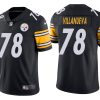 Men's Pittsburgh Steelers #78 Alejandro Villanueva Black NFL Vapor Untouchable Limited Stitched Jersey - Custom Name