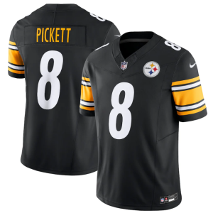Men's Pittsburgh Steelers #8 Kenny Pickett Black 2023 F.U.S.E. Vapor Untouchable Limited Jersey - Custom Name