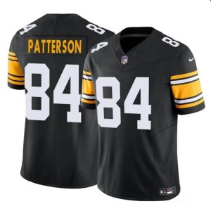 Men's Pittsburgh Steelers #84 Cordarrelle Patterson Black 2024 F.U.S. E . Vapor Untouchable Limited Stitched Jersey - Custom Name