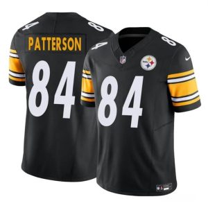 Men's Pittsburgh Steelers #84 Cordarrelle Patterson Black 2024 F.U.S.E. Alternate Vapor Untouchable Limited Stitched Jersey - Custom Name