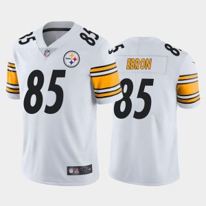 Men's Pittsburgh Steelers #85 Eric Ebron White NFL Vapor Untouchable Limited Stitched Jersey - Custom Name