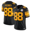 Men's Pittsburgh Steelers #88 Pat Freiermuth Black 2023 F.U.S.E. Vapor Color Rush Limited Stitched Jersey - Custom Name