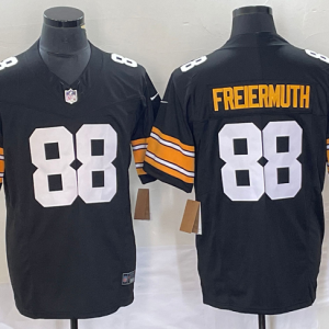 Men's Pittsburgh Steelers #88 Pat Freiermuth Black 2023 F.U.S.E. Vapor Limited Stitched Jersey - Custom Name