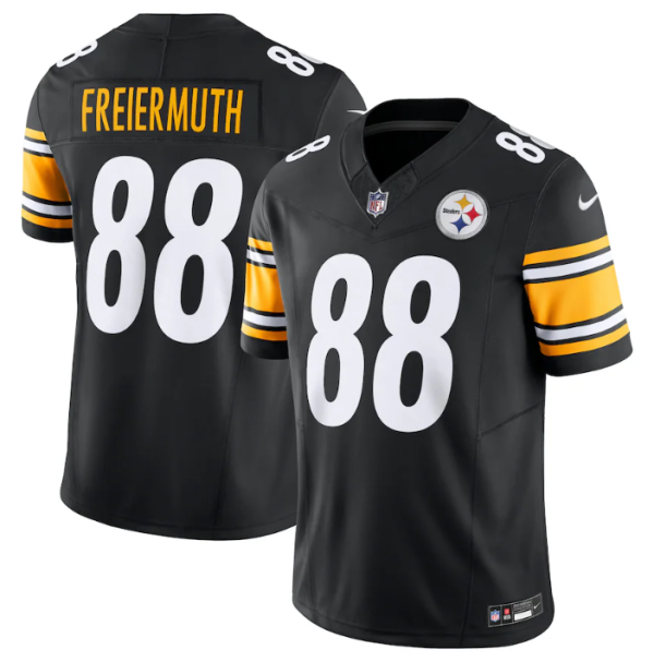 Men's Pittsburgh Steelers #88 Pat Freiermuth Black 2023 F.U.S.E. Vapor Untouchable Limited Jersey - Custom Name