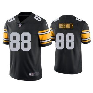Men's Pittsburgh Steelers #88 Pat Freiermuth Black Vapor Untouchable Limited Stitched Jersey2 - Custom Name