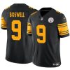 Men's Pittsburgh Steelers #9 Chris Boswell Black 2024 F.U.S.E. Color Rush Limited Stitched Jersey - Custom Name
