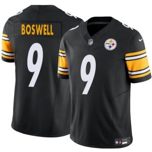 Men's Pittsburgh Steelers #9 Chris Boswell Black 2024 F.U.S.E. Vapor Untouchable Limited Stitched Jersey - Custom Name