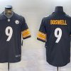 Men's Pittsburgh Steelers #9 Chris Boswell Black Vapor Untouchable Stitched Jersey - Custom Name