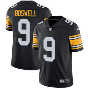 Men's Pittsburgh Steelers #9 Chris Boswell Black Vapor Untouchable Stitched Jersey - Custom Name