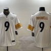Men's Pittsburgh Steelers #9 Chris Boswell White Vapor Untouchable Stitched Jersey - Custom Name