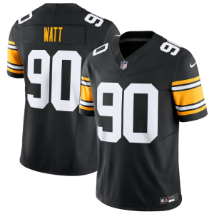 Men's Pittsburgh Steelers #90 T.J. Watt Black 2023 F.U.S.E. Vapor Untouchable Limited Jersey - Custom Name