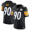 Men's Pittsburgh Steelers #90 T.J. Watt Black 2023 F.U.S.E. Vapor Untouchable Limited Stitched Jersey - Custom Name