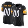 Men's Pittsburgh Steelers Active Player Custom Black 2023 F.U.S.E Alternate Vapor Untouchable Limited Football Jersey - Custom Name