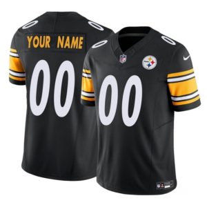 Men's Pittsburgh Steelers Active Player Custom Black 2023 F.U.S.E Alternate Vapor Untouchable Limited Football Jersey - Custom Name