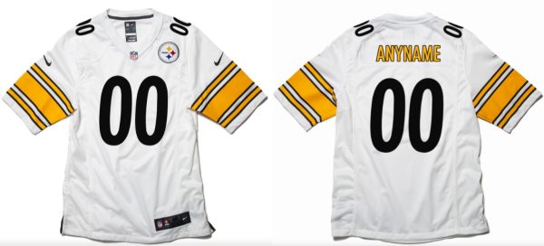 Men's Pittsburgh Steelers Active Player Custom White Color Stitched Jerseys - Custom Name