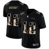 New England Patriots #12 Tom Brady Carbon Black Vapor Statue Of Liberty Limited NFL Jersey - Custom Name