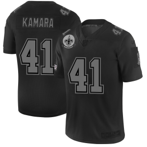 New Orleans Saints #41 Alvin Kamara Men's Nike Black 2019 Salute to Service Limited Stitched NFL Jersey - Custom Name