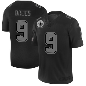 New Orleans Saints #9 Drew Brees Men's Nike Black 2019 Salute to Service Limited Stitched NFL Jersey - Custom Name
