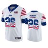 New York Giants #26 Saquon Barkley White Men's Nike Team Logo USA Flag Vapor Untouchable Limited NFL Jersey - Custom Name