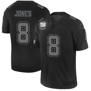 New York Giants #8 Daniel Jones Men's Nike Black 2019 Salute to Service Limited Stitched NFL Jersey - Custom Name