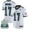 Nike Eagles #17 Alshon Jeffery White Super Bowl LII Champions Men's Stitched NFL Vapor Untouchable Limited Jersey - Custom Name