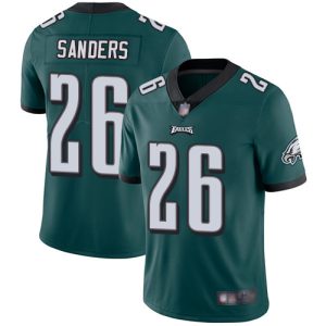 Nike Eagles #26 Miles Sanders Midnight Green Team Color Men's Stitched NFL Vapor Untouchable Limited Jersey - Custom Name
