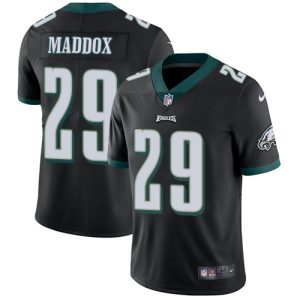Nike Eagles #29 Avonte Maddox Black Alternate Men's Stitched NFL Vapor Untouchable Limited Jersey - Custom Name