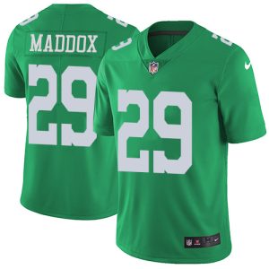 Nike Eagles #29 Avonte Maddox Green Men's Stitched NFL Limited Rush Jersey - Custom Name