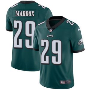 Nike Eagles #29 Avonte Maddox Midnight Green Team Color Men's Stitched NFL Vapor Untouchable Limited Jersey - Custom Name