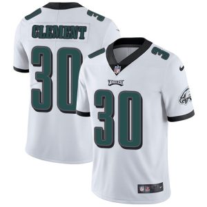 Nike Eagles #30 Corey Clement White Men's Stitched NFL Vapor Untouchable Limited Jersey - Custom Name