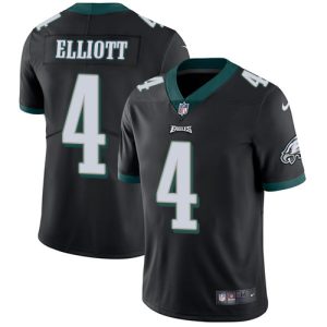 Nike Eagles #4 Jake Elliott Black Alternate Men's Stitched NFL Vapor Untouchable Limited Jersey - Custom Name