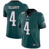 Nike Eagles #4 Jake Elliott Midnight Green Team Color Men's Stitched NFL Vapor Untouchable Limited Jersey - Custom Name