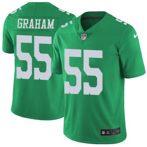 Nike Eagles #55 Brandon Graham Green Men's Stitched NFL Limited Rush Jersey - Custom Name