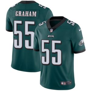 Nike Eagles #55 Brandon Graham Midnight Green Team Color Men's Stitched NFL Vapor Untouchable Limited Jersey - Custom Name