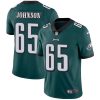 Nike Eagles #65 Lane Johnson Midnight Green Team Color Men's Stitched NFL Vapor Untouchable Limited Jersey - Custom Name