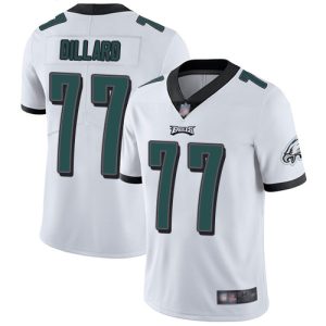 Nike Eagles #77 Andre Dillard White Men's Stitched NFL Vapor Untouchable Limited Jersey - Custom Name