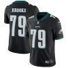 Nike Eagles #79 Brandon Brooks Black Alternate Men's Stitched NFL Vapor Untouchable Limited Jersey - Custom Name