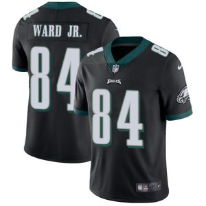 Nike Eagles #84 Greg Ward Jr. Black Alternate Men's Stitched NFL Vapor Untouchable Limited Jersey - Custom Name