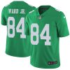Nike Eagles #84 Greg Ward Jr. Green Men's Stitched NFL Limited Rush Jersey - Custom Name