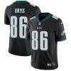 Nike Eagles #86 Zach Ertz Black Alternate Men's Stitched NFL Vapor Untouchable Limited Jersey - Custom Name