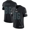 Nike Eagles #86 Zach Ertz Black Men's Stitched NFL Limited Rush Impact Jersey - Custom Name