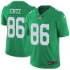 Nike Eagles #86 Zach Ertz Green Men's Stitched NFL Limited Rush Jersey - Custom Name