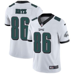 Nike Eagles #86 Zach Ertz White Men's Stitched NFL Vapor Untouchable Limited Jersey - Custom Name