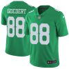 Nike Eagles #88 Dallas Goedert Green Men's Stitched NFL Limited Rush Jersey - Custom Name