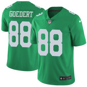 Nike Eagles #88 Dallas Goedert Green Men's Stitched NFL Limited Rush Jersey - Custom Name